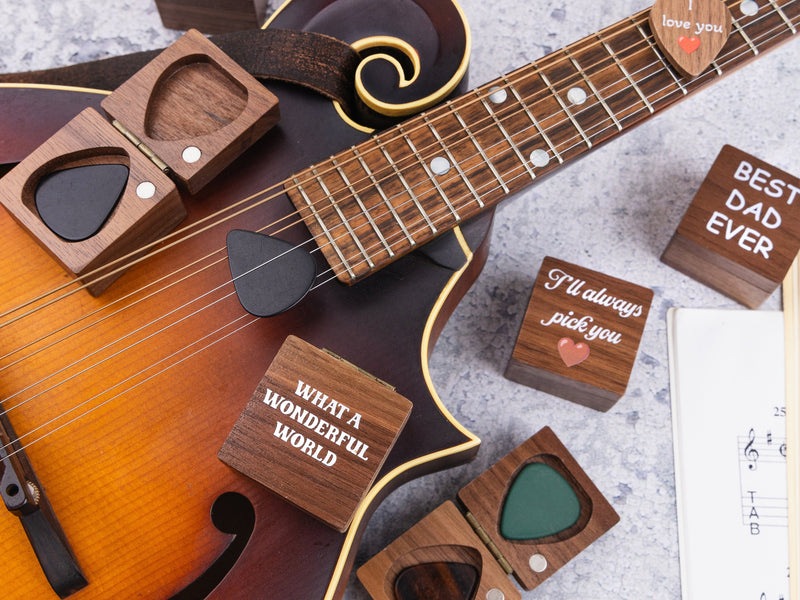 Guitar Box and Picks