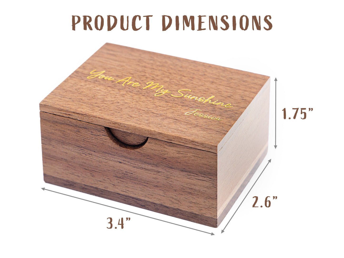 Wooden Photo Pull Out Gift Box