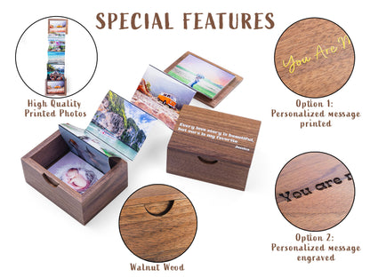 Wooden Photo Pull Out Gift Box