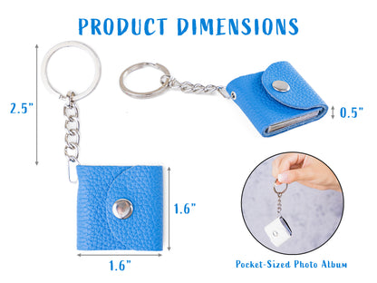 Leather Photo Album Keychain